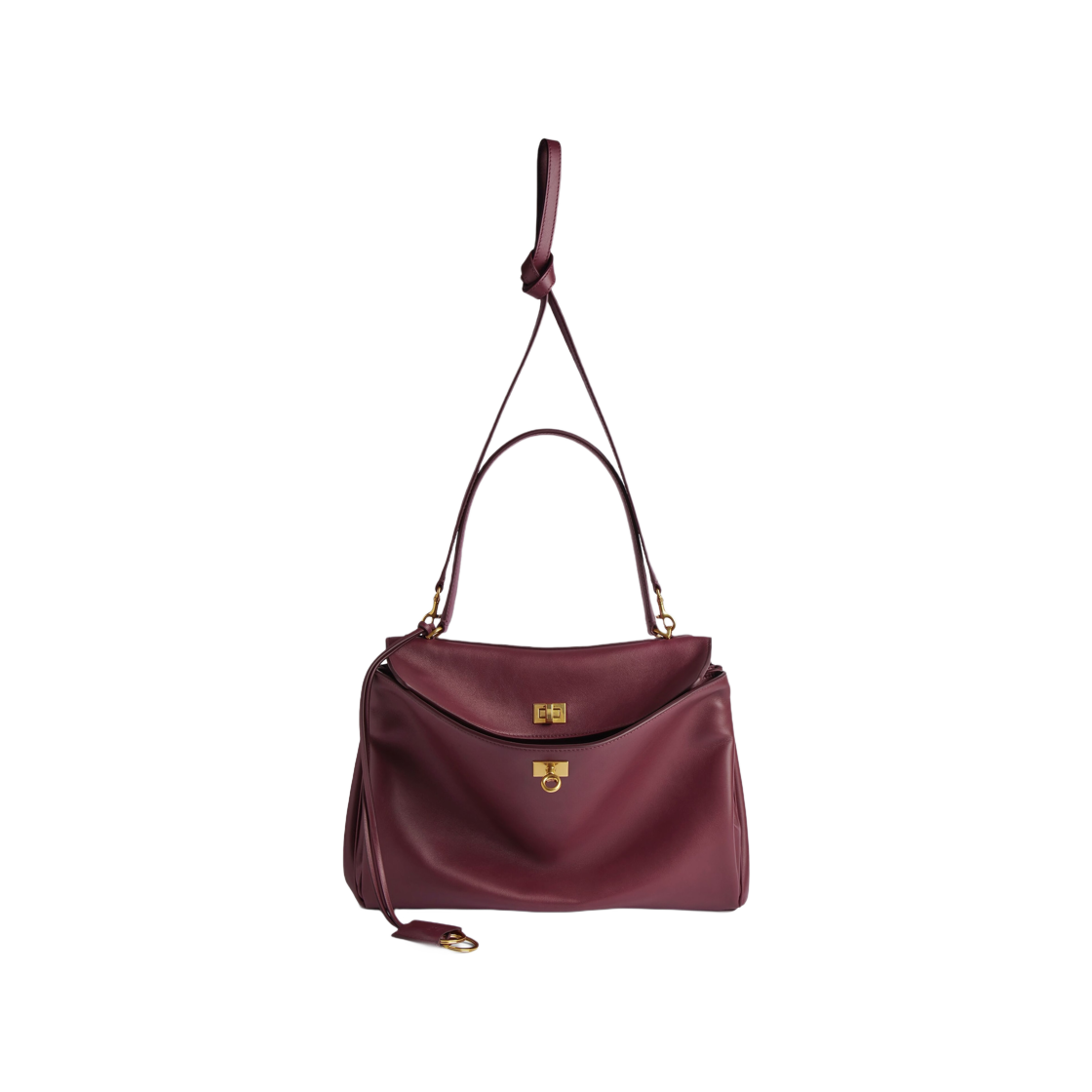 발렌시아가 로데오 핸드백 미디움 버건디(Balenciaga Rodeo Handbag Medium Burgundy) - 3