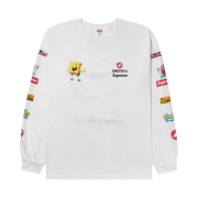 Supreme x SpongeBob SquarePants Castelli Racing L/S T-Shirt White - 25SS