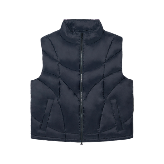 NM64DW03M1BK NOMANUAL Parabola Duck Down Vest Black