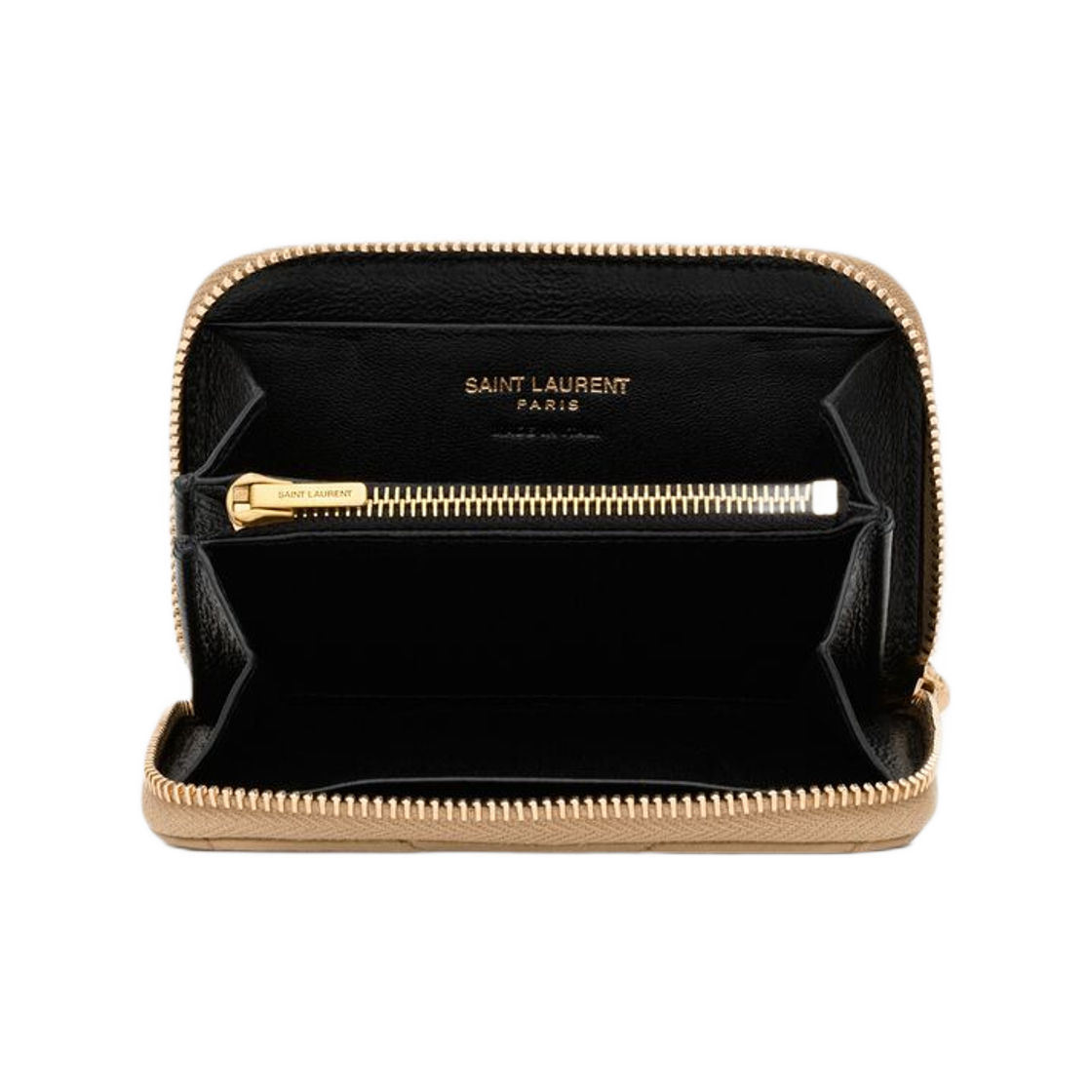생로랑 카산드라 체인지 퍼스 램스킨 내츄럴 탄(Saint Laurent Cassandre Change Purse in Lambskin Natural Tan) - 4