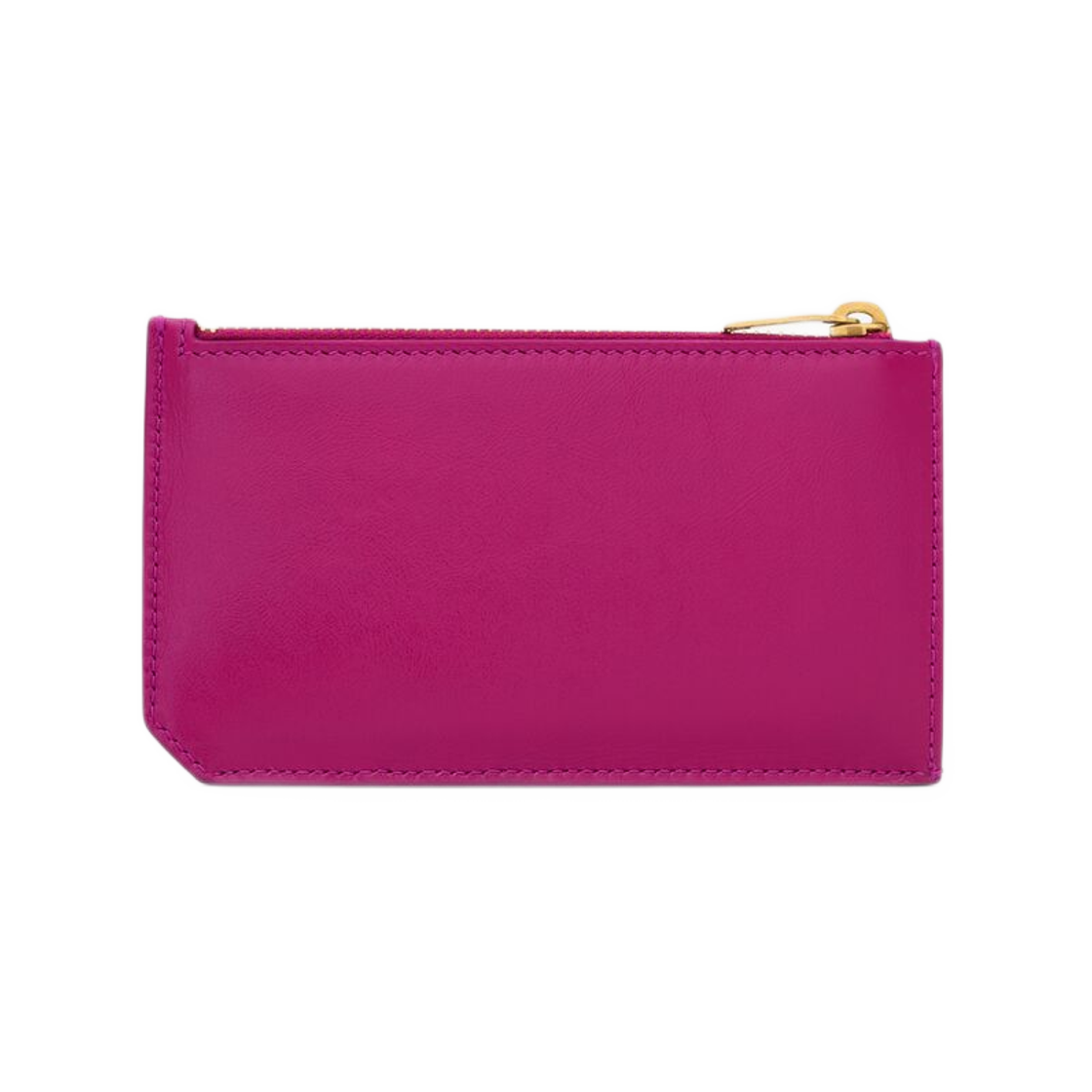 생로랑 파리 프라그먼트 카드 케이스 샤이니 레더 다크 푸시아(Saint Laurent Paris Fragments Card Case in Shiny Leather Dark Fuchsia) - 2