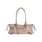Balenciaga Le City Bag East-West Sesame