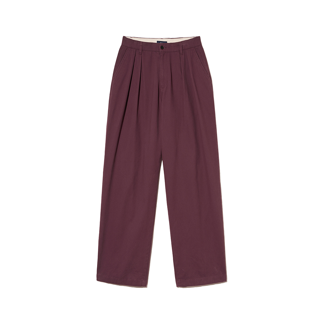 예일 프리미엄 빈티지 투 턱 와이드 치노팬츠_퍼플(Yale Premium Vintage Two Tuck Wide Chino Pants Purple)