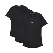 Nike Pro Dri-Fit Short Sleeve Fitness Top Black - Asia (Bundle of 3)
