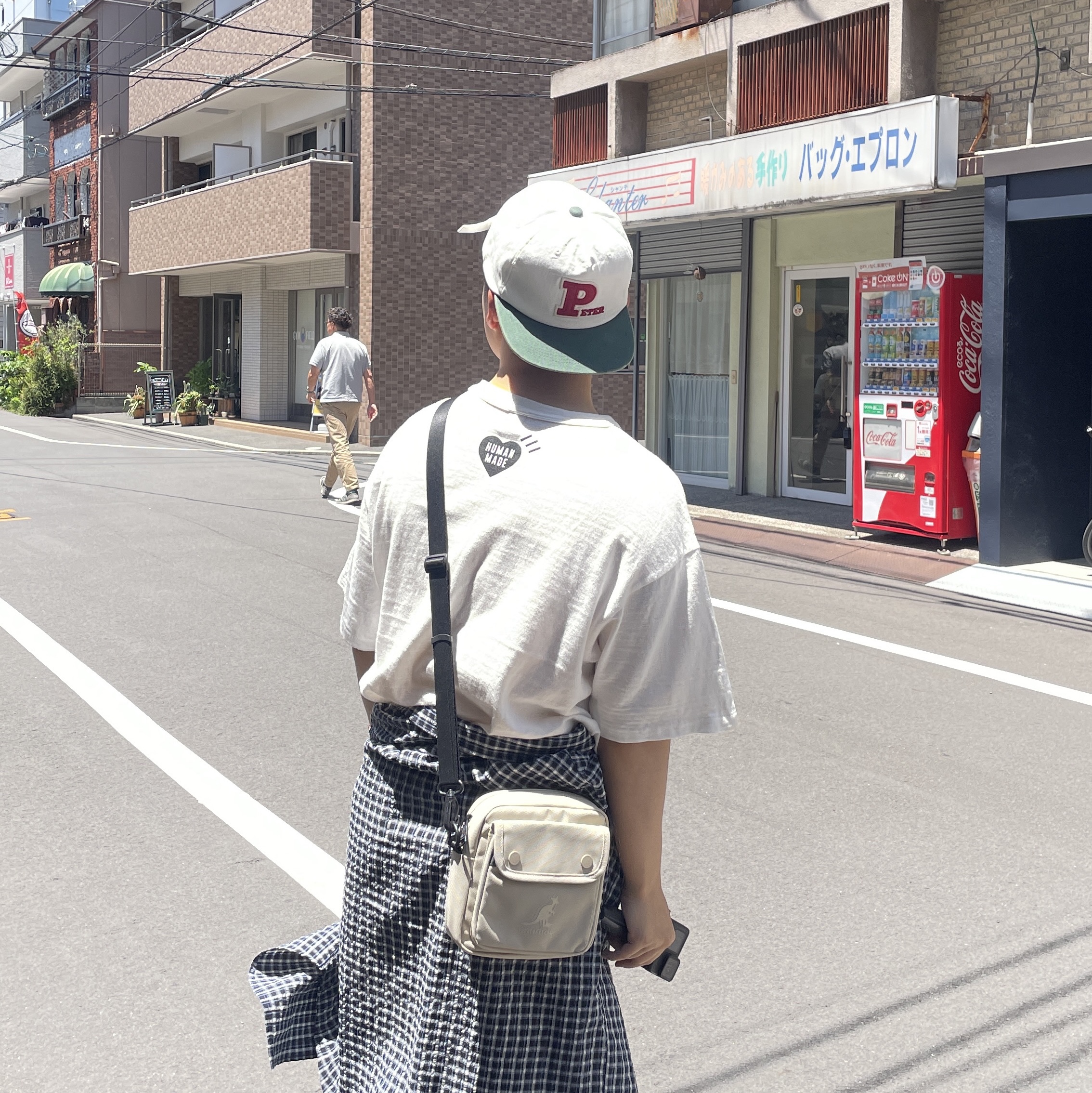My Name is Peter Applique Cap White Green, Human Made Animal Graphic T-Shirt Polar Bear White - Harajuku Store Exclusive 착용 스타일 - 2