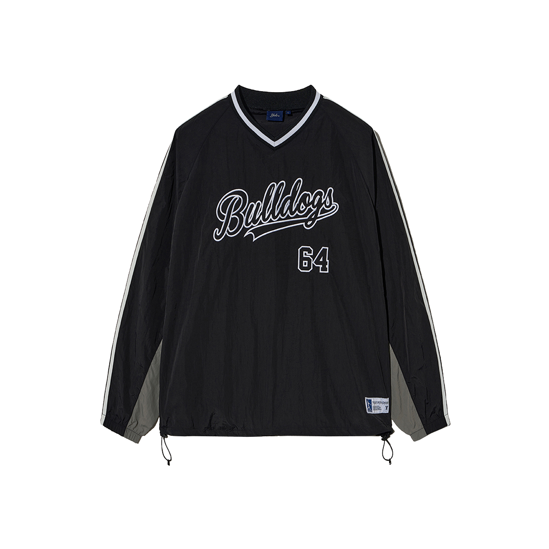 YEF1LS301ABK Yale Baseball Nylon Long Sleeve Black