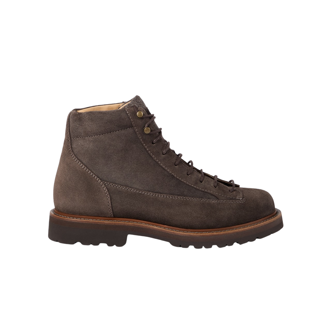 브루넬로 쿠치넬리 왁스드 스웨이드 부츠 브라운(Brunello Cucinelli Waxed Suede Boots Brown) - 1