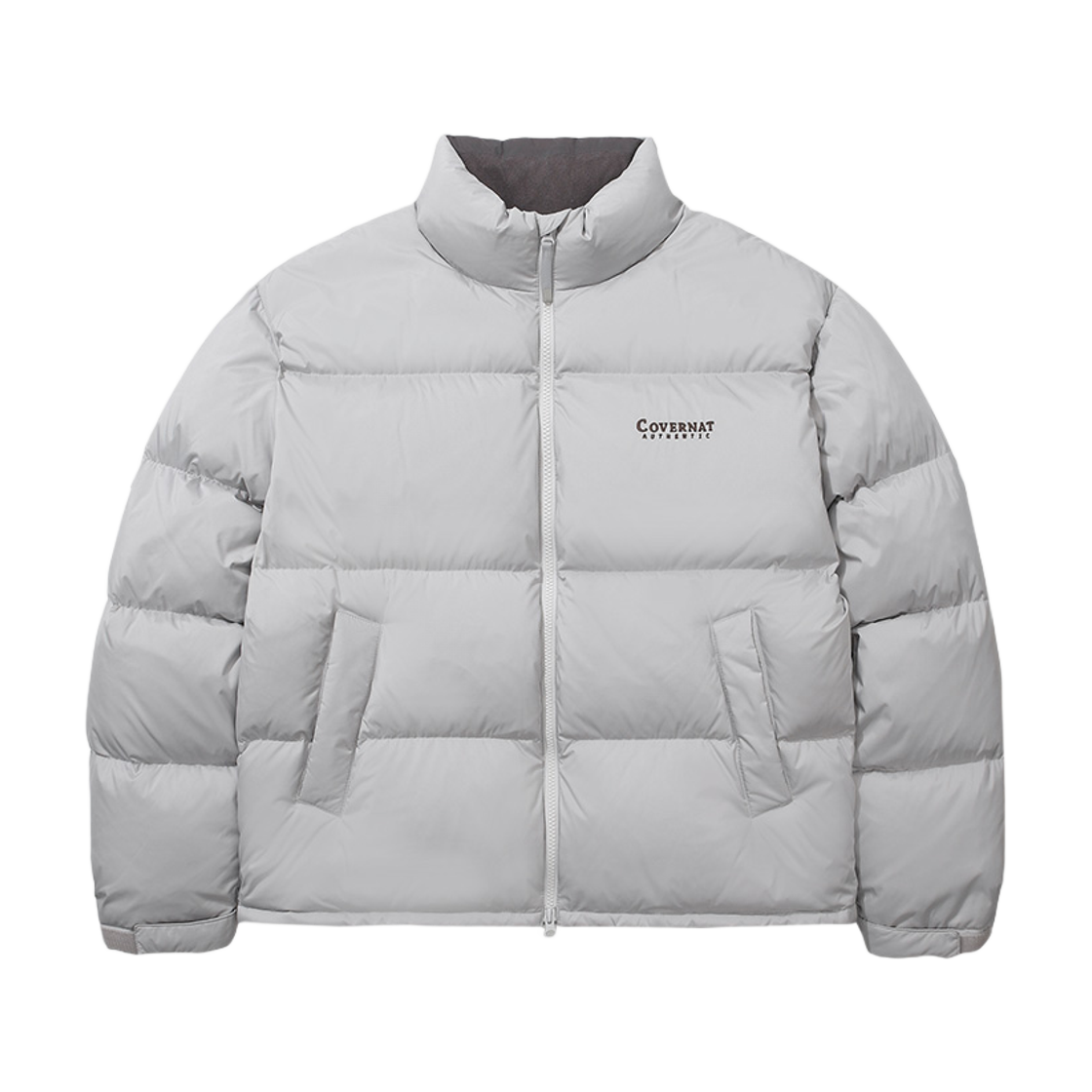 CO2404DP01LG Covernat Civic Origin Short Puffer Light Gray