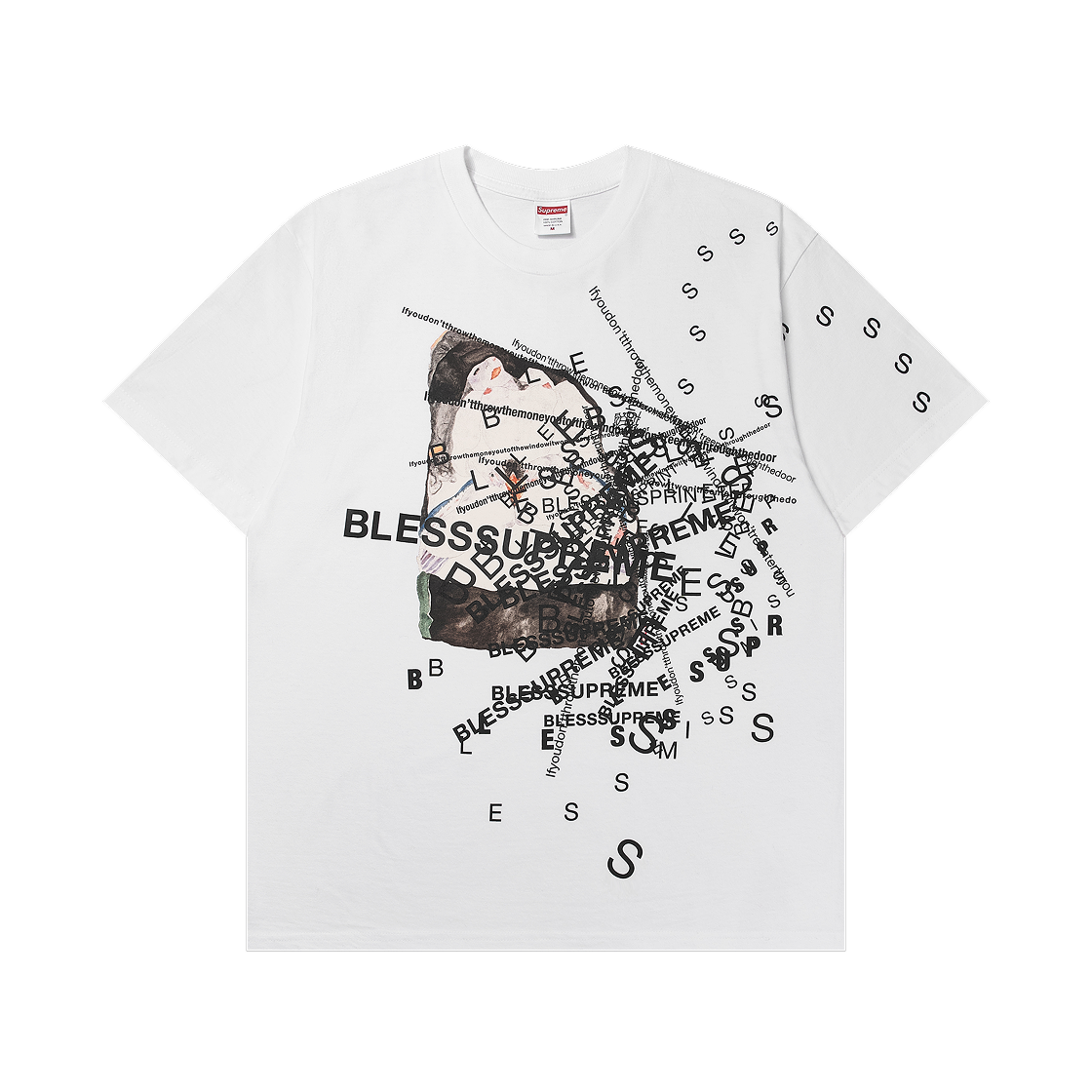 슈프림 x 블레스 옵저브드 인 어 드림 티셔츠 화이트 - 23FW(Supreme x Bless Observed in a Dream T-Shirt White - 23FW)