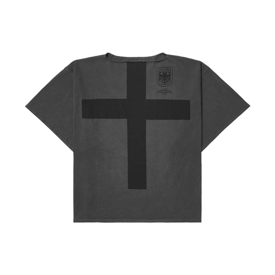 - ¥$ Vultures Merch T-Shirt 1 Black - Korea Exclusive