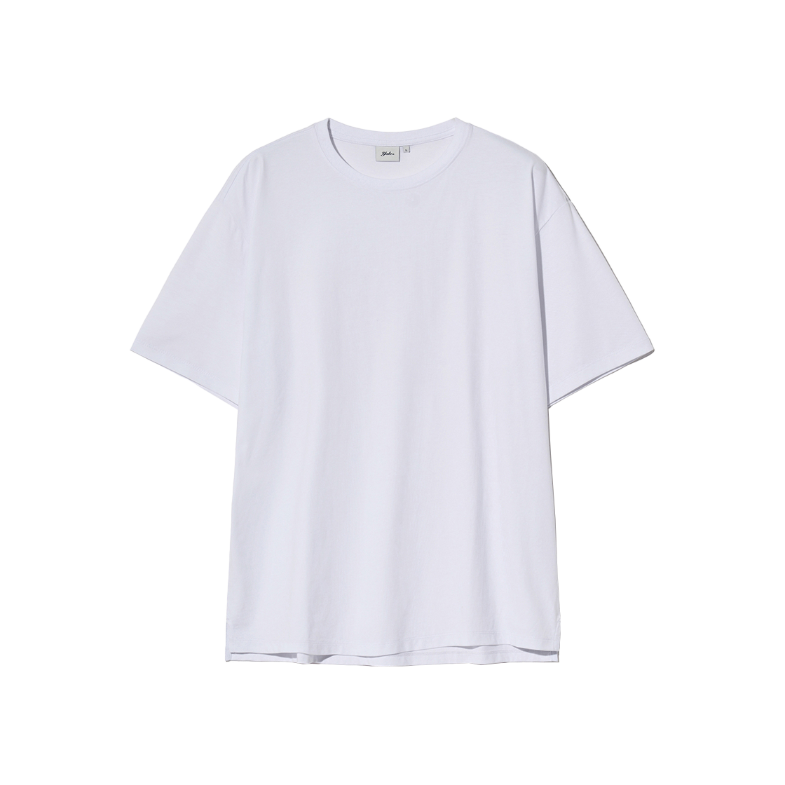 YEM1SS317AWH Yale [PREMIUM COTTON] GIZA Cotton T-Shirt White