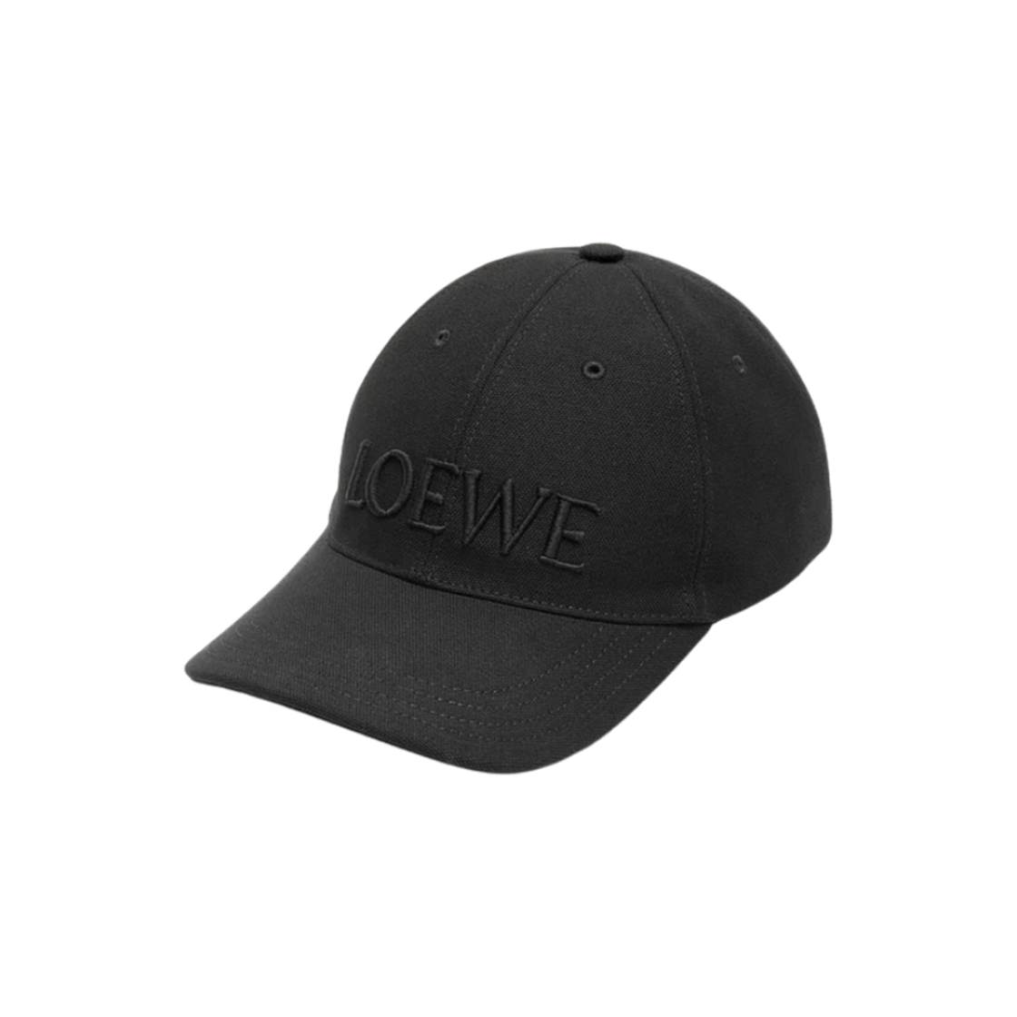 (W) 로에베 캔버스 캡 블랙((W) Loewe Cap in Canvas Black) - 1