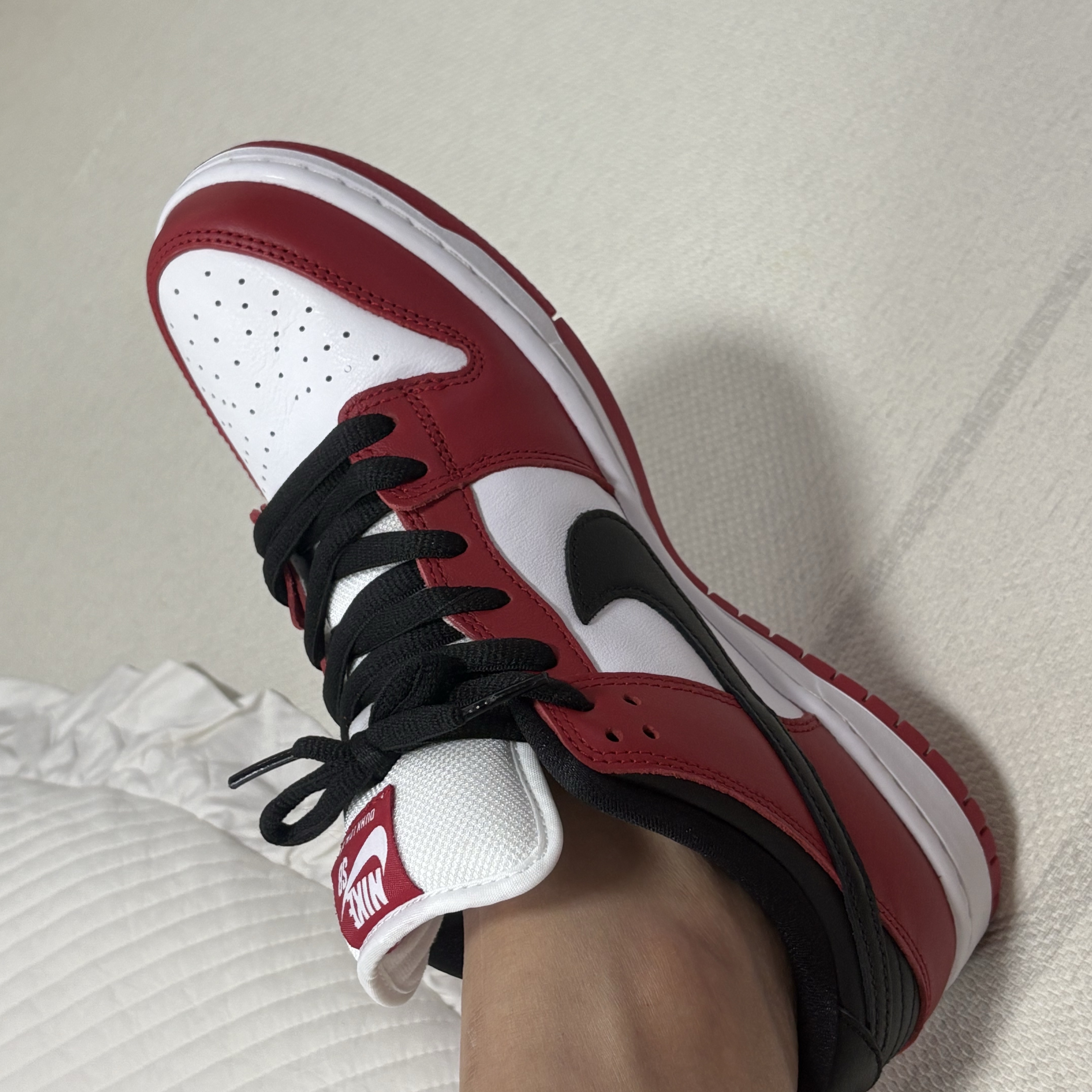 Nike SB Dunk Low Pro Chicago 착용 스타일 - 3