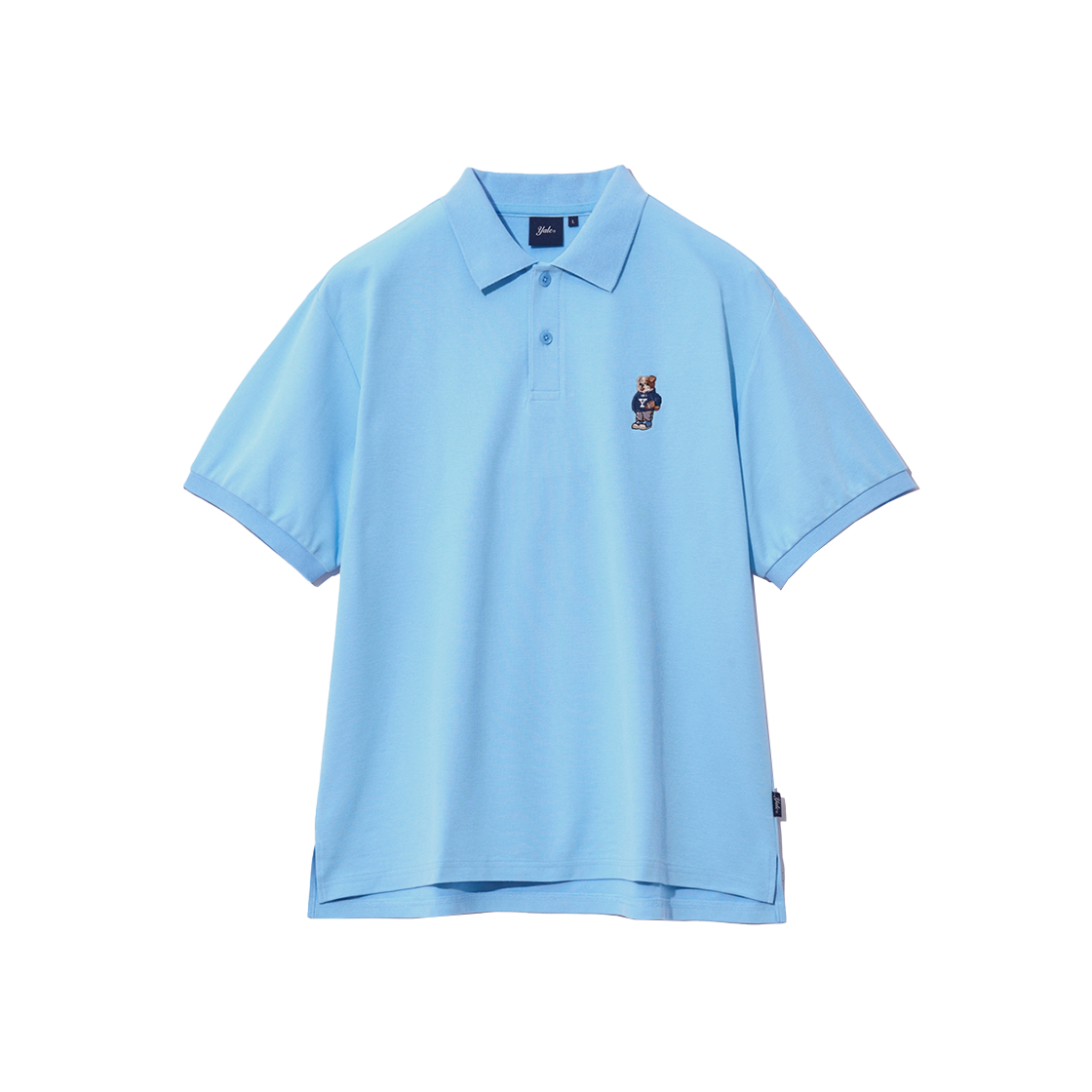 YEM1PK302ALB Yale Embroidery Dan Quick Dry Pique Polo Shirt Light Blue