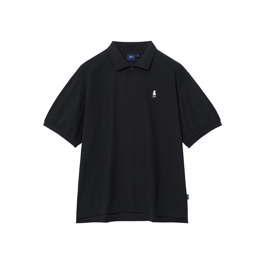 예일 헤리티지 댄 퀵 드라이 피케 폴로 셔츠_블랙(Yale Heritage Dan Quick Dry Pique Polo Shirt Black)