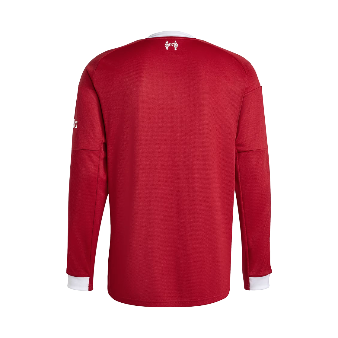 아디다스 리버풀 FC 2025/26 홈 롱슬리브 저지 스트로베리 레드 - US 사이즈 (논 마킹 버전)(Adidas Liverpool FC 2025/26 Home Long Sleeve Jersey Strawberry Red - US Sizing (Non Marking Ver.)) - 2