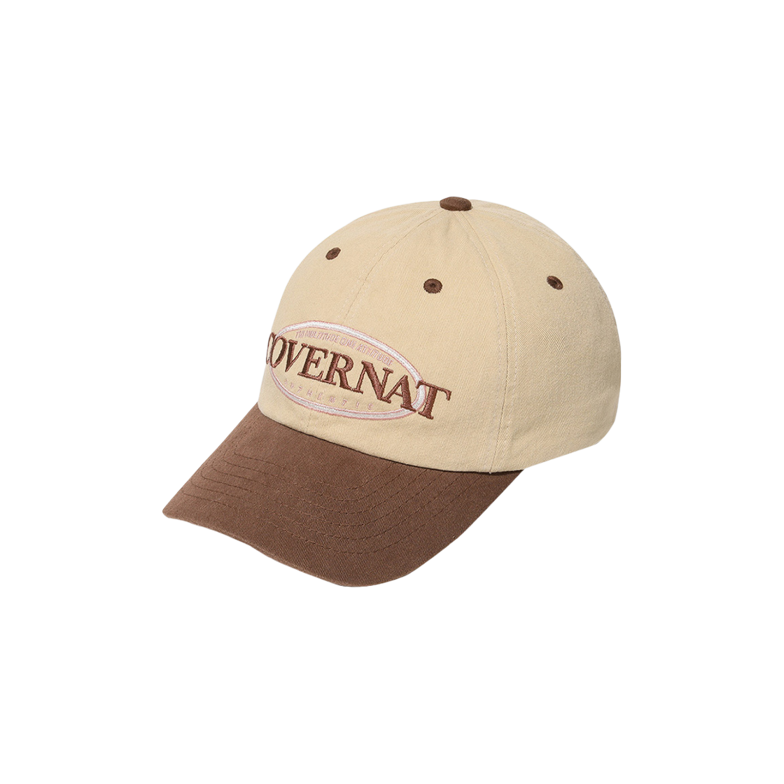 CO2407CA06BR Covernat Vintage Logo Ball Cap Brown