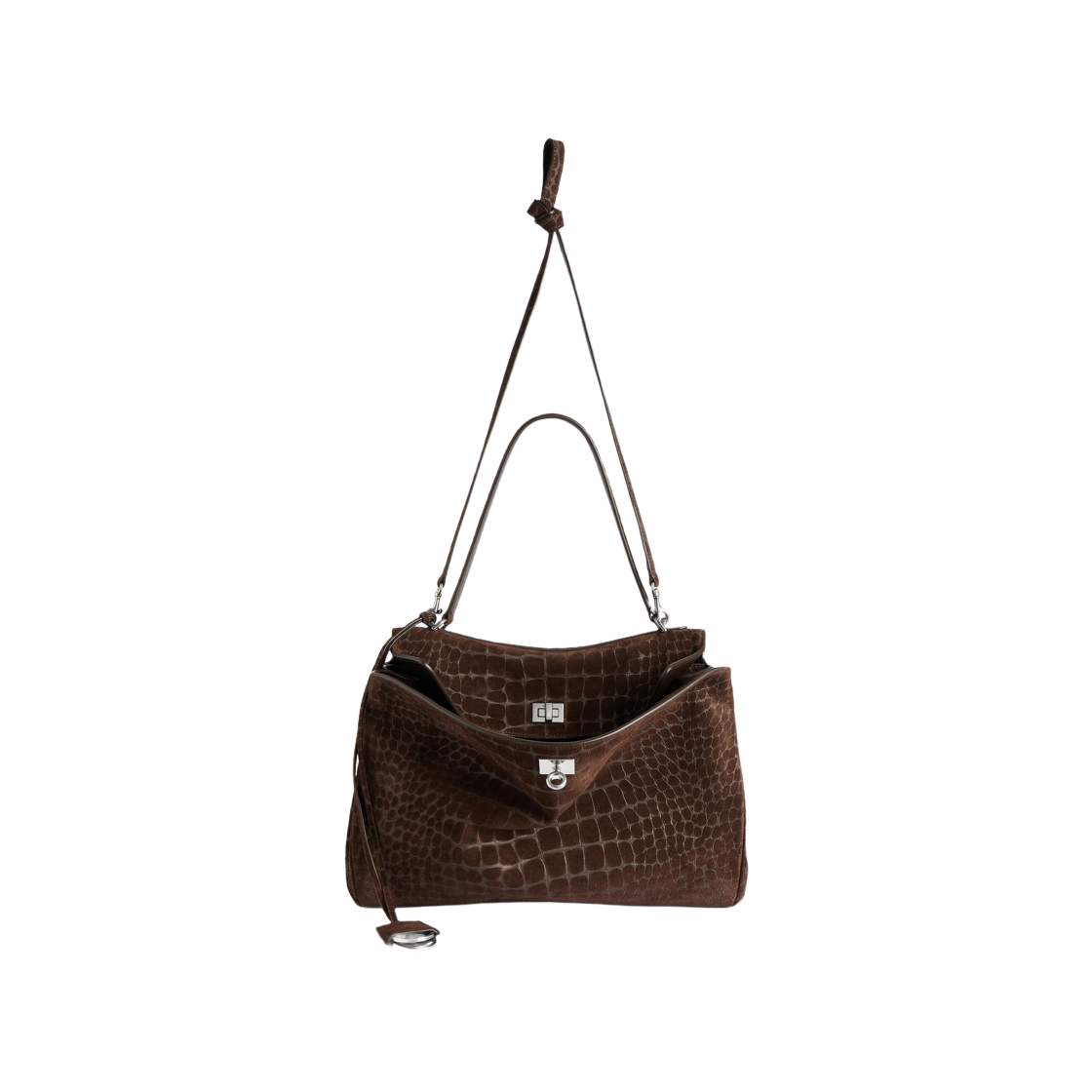 발렌시아가 로데오 핸드백 미디움 다크 브라운(Balenciaga Rodeo Handbag Medium Dark Brown) - 3