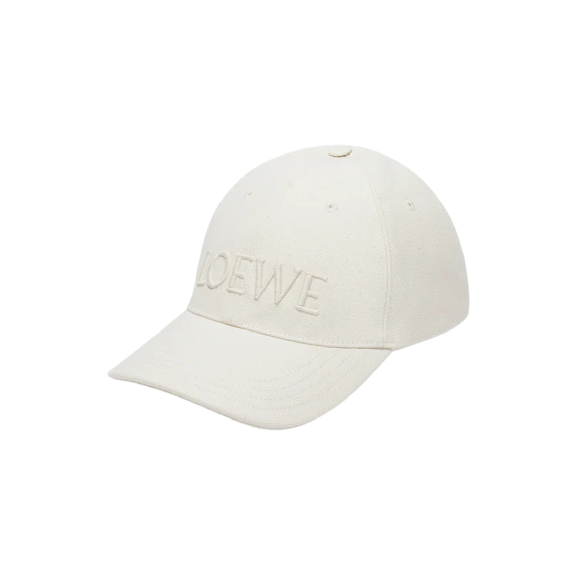 K820358X36-1950 (W) Loewe Cap in Canvas Soft White