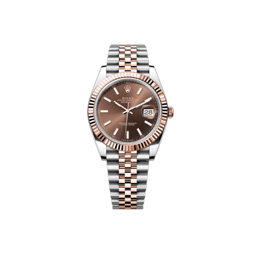 ITSCVJJ4I7UV Rolex Datejust 41-126331 Choco Bar Jubilee