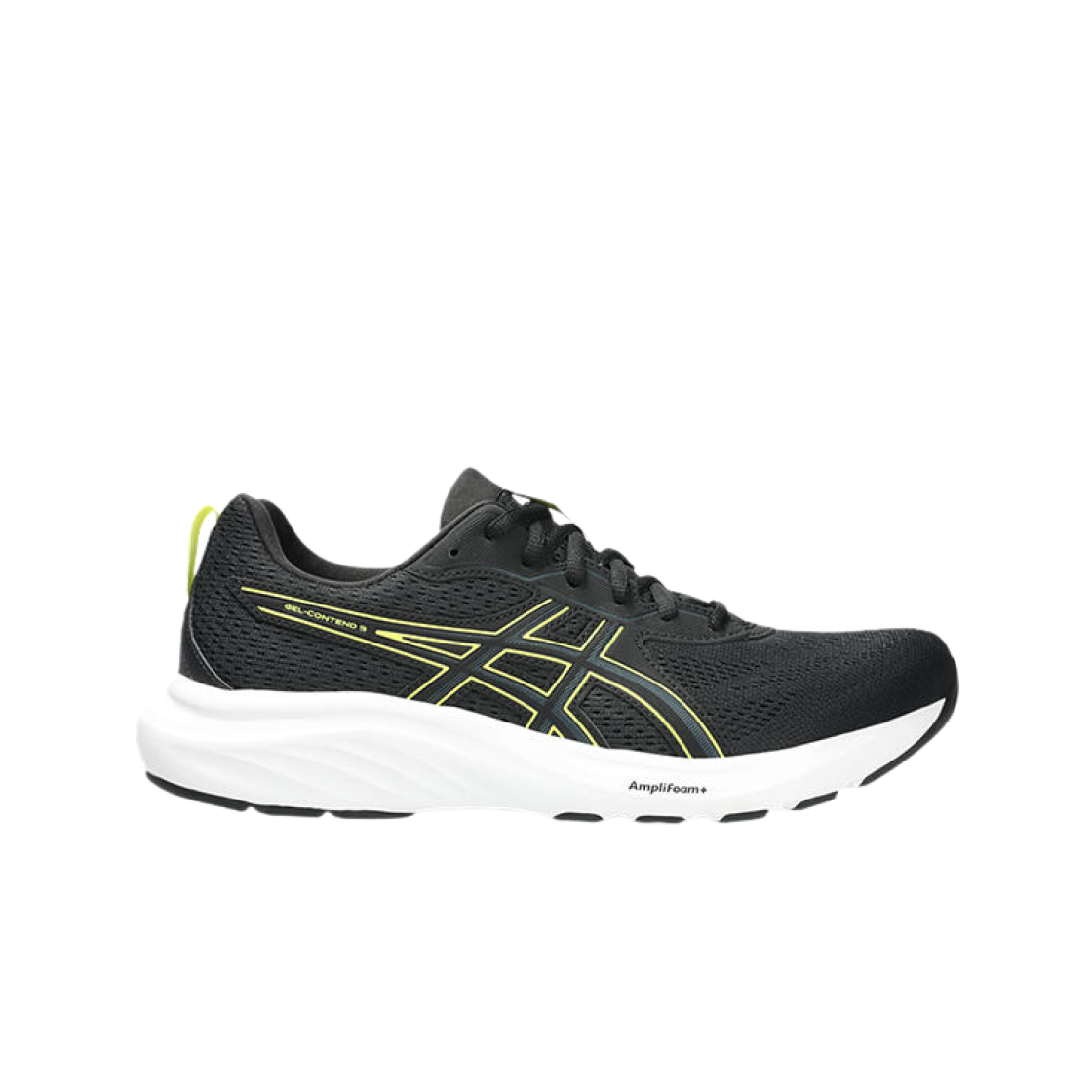 아식스 젤 컨텐드 9 블랙 시트론 - 4E 엑스트라 와이드(Asics Gel-Contend 9 Black Citron - 4E Extra Wide) - 1