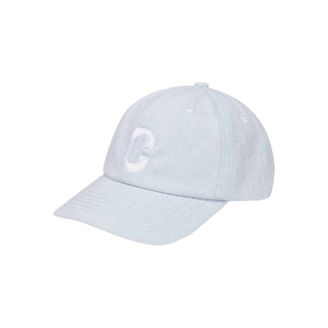 CO2300CA03LB Covernat Denim C Logo Low Cap Light Blue