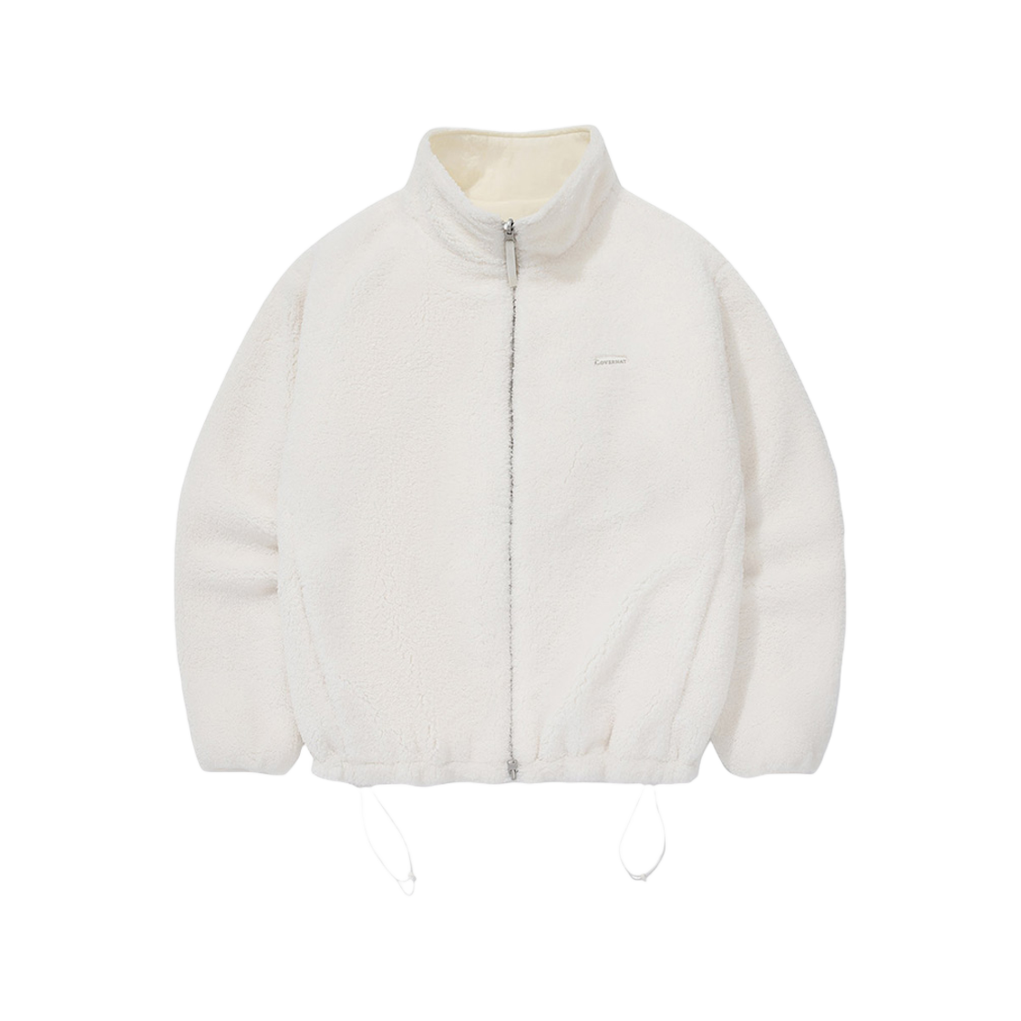 커버낫 스탠카라 리버시블 쉐르파 자켓 아이보리(Covernat Stand Collar Reversible Sherpa Jacket Ivory)