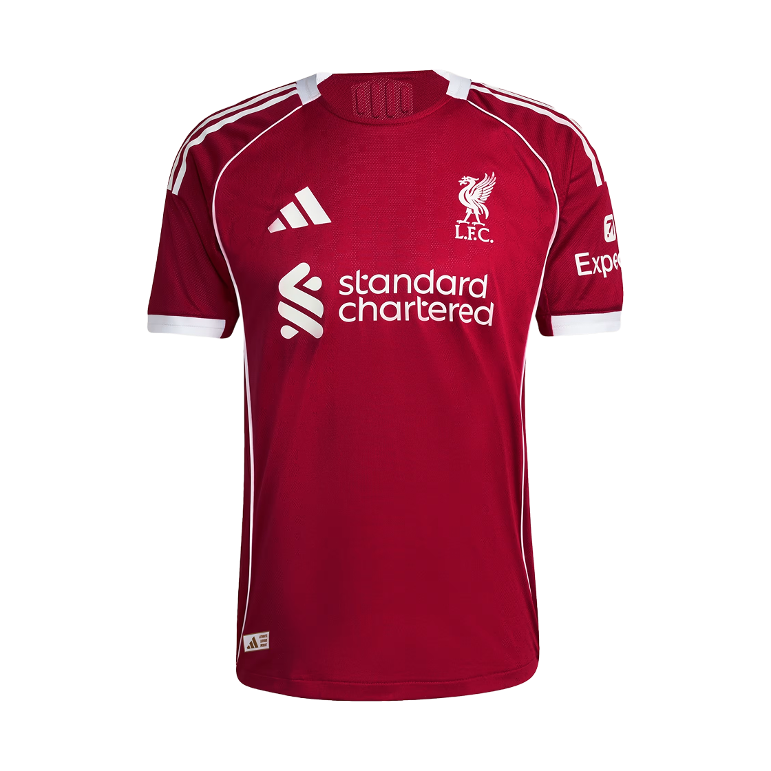 아디다스 리버풀 FC 2025/26 홈 어센틱 저지 스트로베리 레드 - KR 사이즈 (논 마킹 버전)