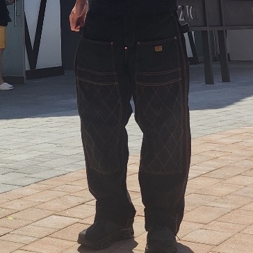 On Running x Post Archive Faction (Paf) Cloudmonster 2 Thorn Brown, Kapital Thin Canvas Lumber Pants Black 착용 스타일