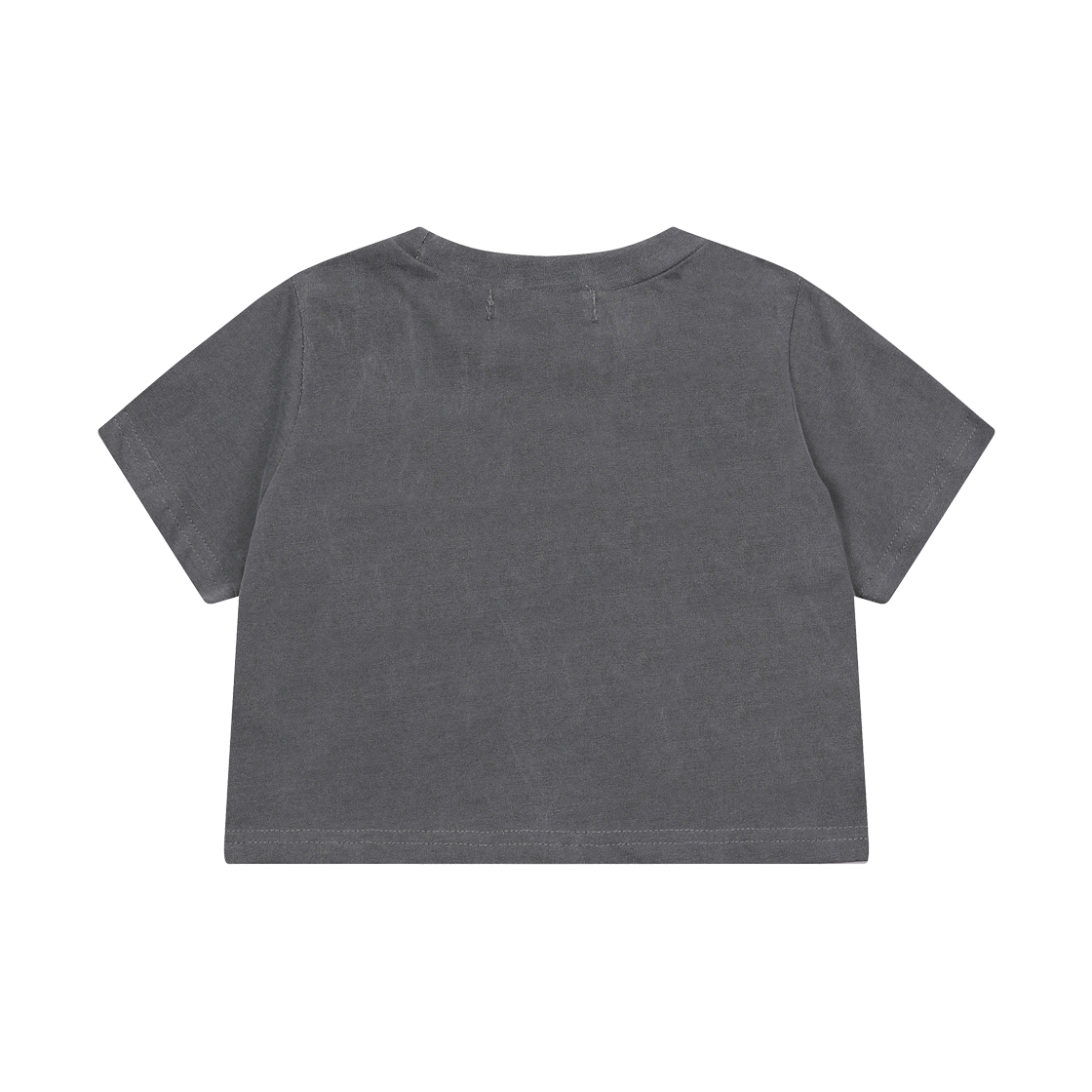 무센트 아린 피그먼트 핫픽스 크롭 티 차콜(MUCENT Aryn Pigment Hotfix Crop T Charcoal) - 2