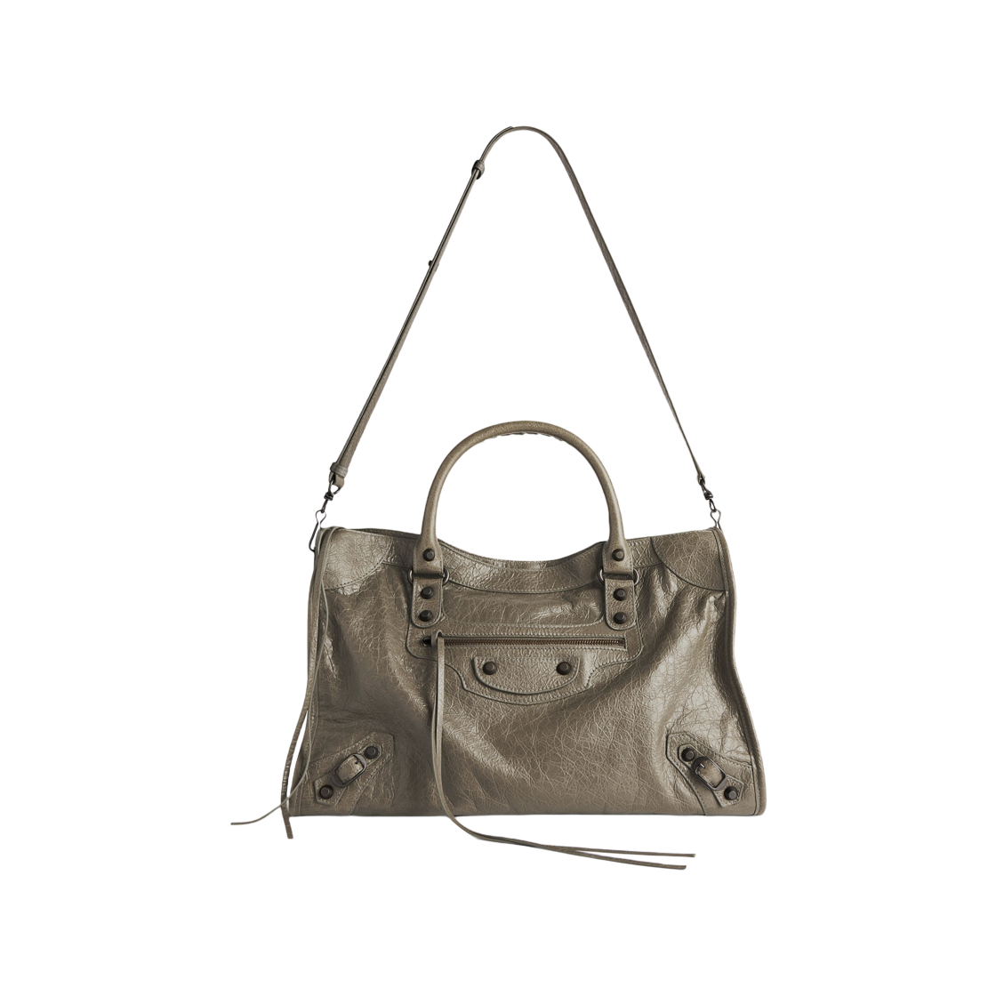 발렌시아가 르 시티 백 미디움 아미 그린(Balenciaga Le City Bag Medium Army Green) - 3
