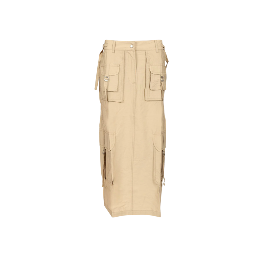 AF0467-AEK (W) Acne Studios Cargo Skirt Beige