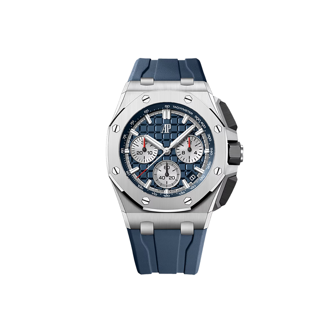 오데마피게 로얄오크 오프셔 크로노그래프 43-26420TI 블루 바(Audemars Piguet Royal Oak Offshore Chronograph 43-26420TI Blue Bar)