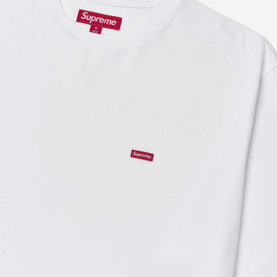 슈프림 스몰 박스 티셔츠 화이트 - 23FW(Supreme Small Box T-Shirt White - 23FW) - 3