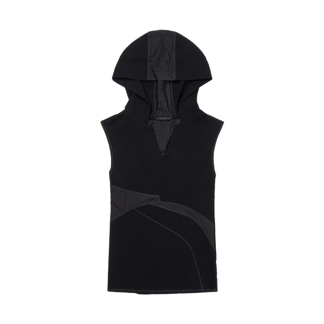 미스테페넘 버전 2.5 후디 슬리브리스 블랙(MYSTEPHENM VOL. 2.5 Hoodie Sleeveless Black) - 1