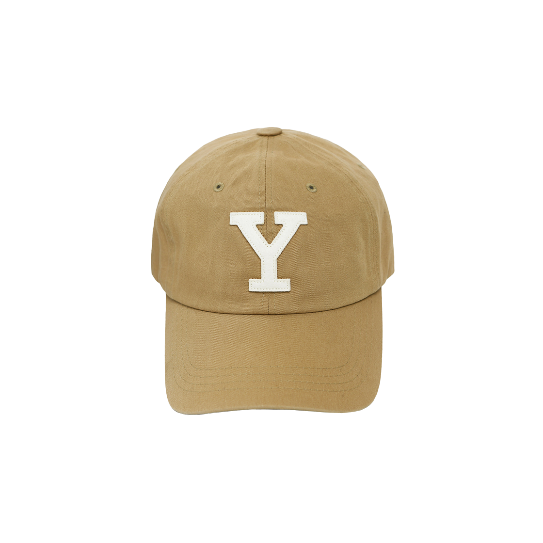 YEF3CA301ABE Yale Leather Strap Ball Cap_Beige