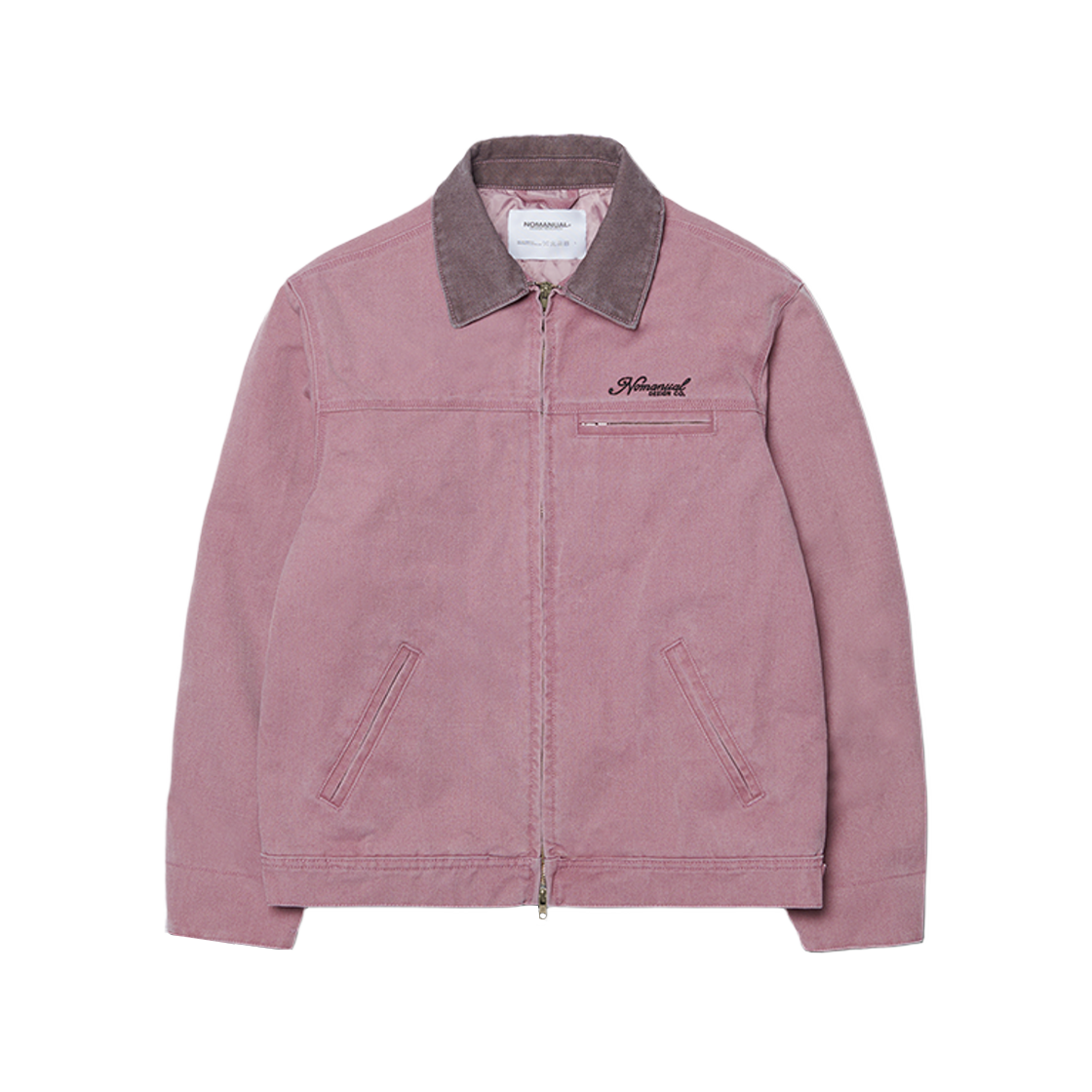 노매뉴얼 워시드 워크 자켓 워시드 핑크