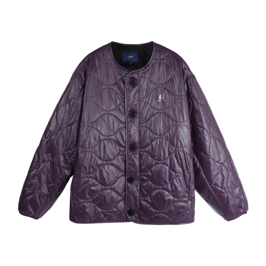 YD05JK7002PU Yale Warm-Up Quilting Jacket Glossy Purple
