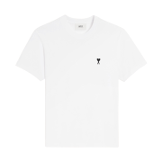AMI de Coeur T-Shirt in Light Cotton Jersey White Black