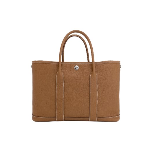 ITCR5RNDE9LC Hermes Garden Party 30 Camel Gold W stamp
