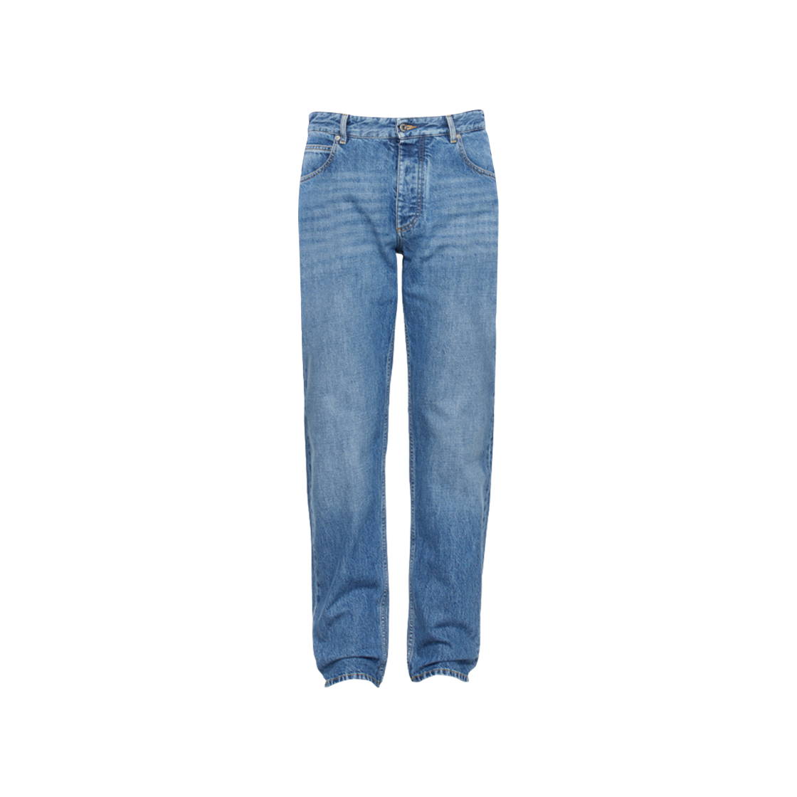 813511V42W04715 Bottega Veneta Vintage Indigo Straight Jeans Mid Blue