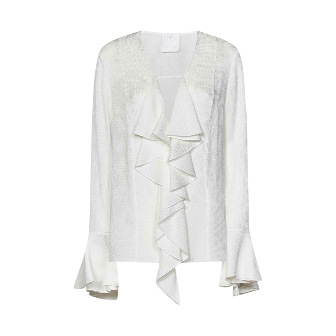 (W) 지방시 실크 블라우스 화이트((W) Givenchy Silk Blouse White)