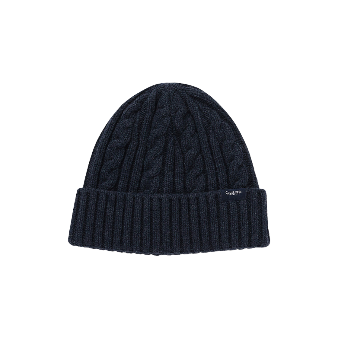 CO2404CA02NA Covernat Authentic Cable Wool Beanie Navy