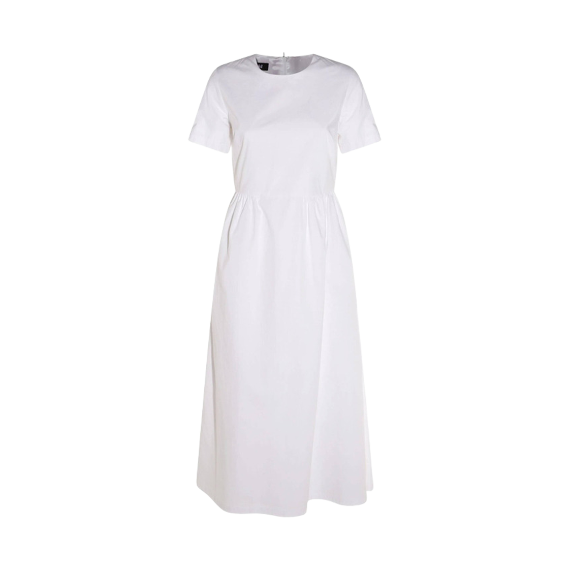 (W) 에드 코튼 롱 드레스 화이트((W) Add Cotton Long Dress White)