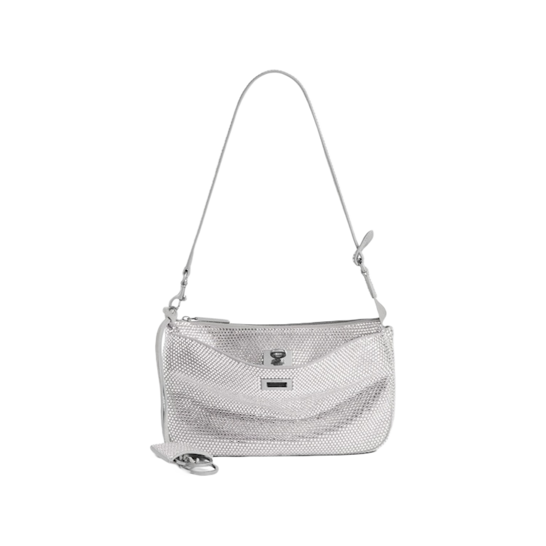 발렌시아가 로데오 슬링 포쉐트 라인스톤 스모크 그레이(Balenciaga Rodeo Sling Pochette with Rhinestones Smoke Grey) - 1