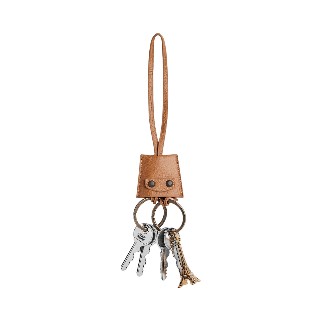 7956412ABEV2630 Balenciaga Le City Charm Eiffel Camel