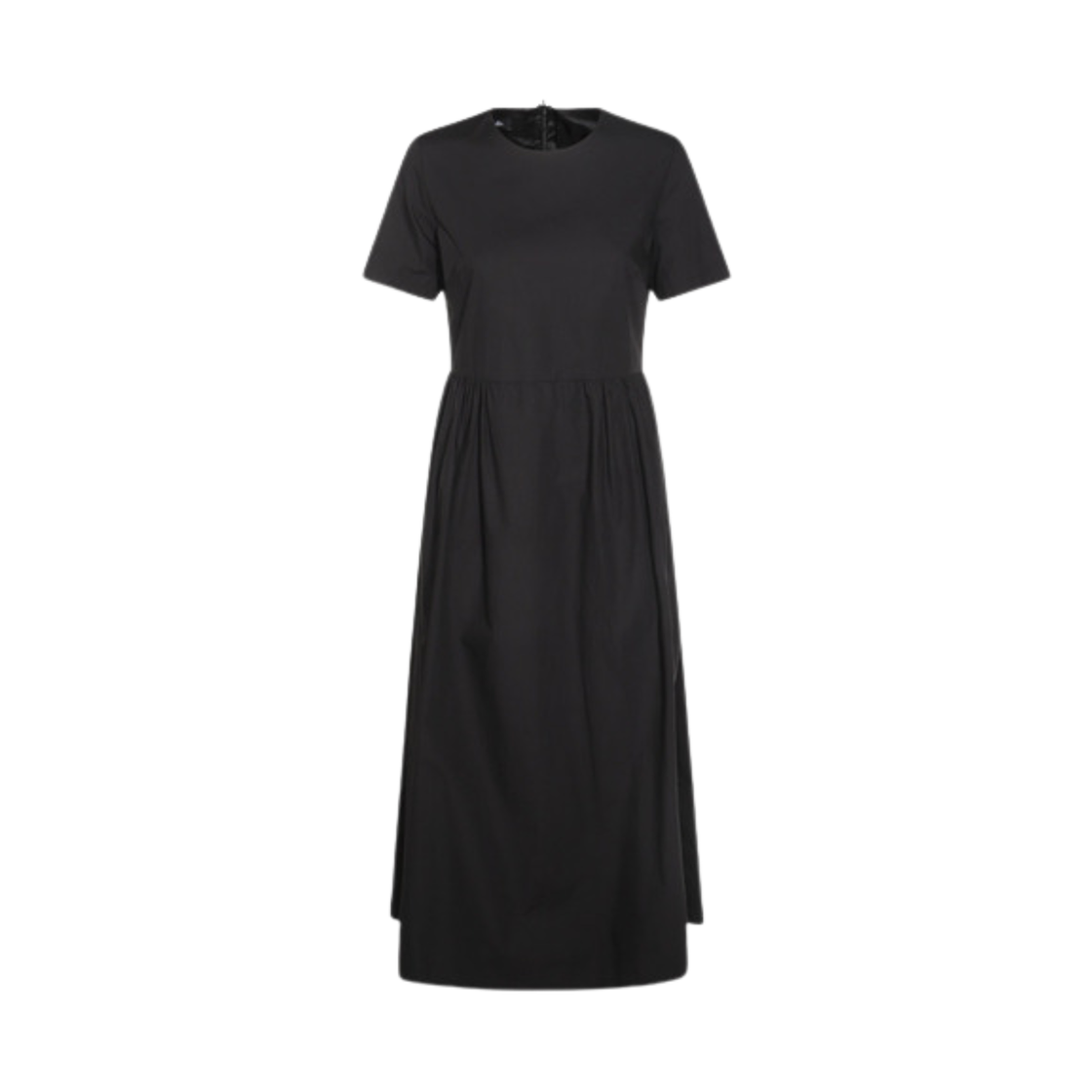 (W) 에드 코튼 롱 드레스 블랙((W) Add Cotton Long Dress Black)