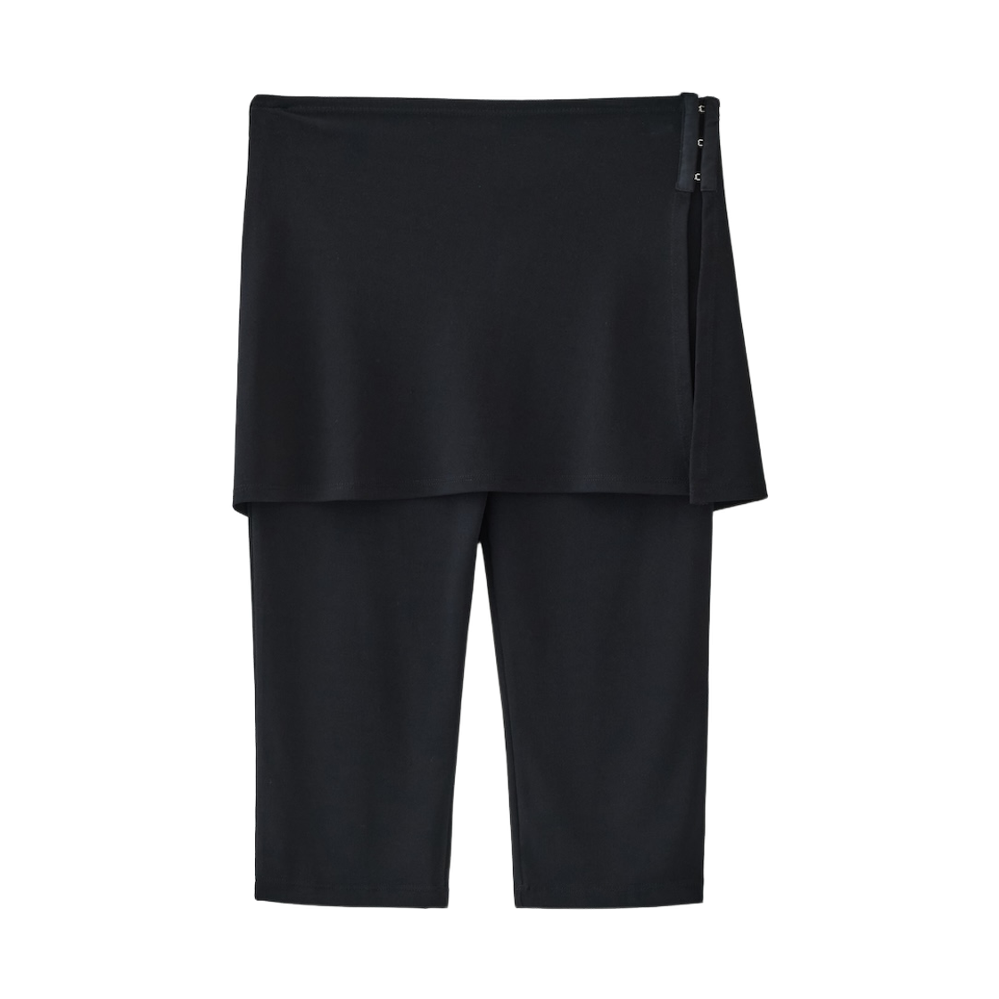 TA12416 TANNAT T/T Wrap biker midi pants - Black