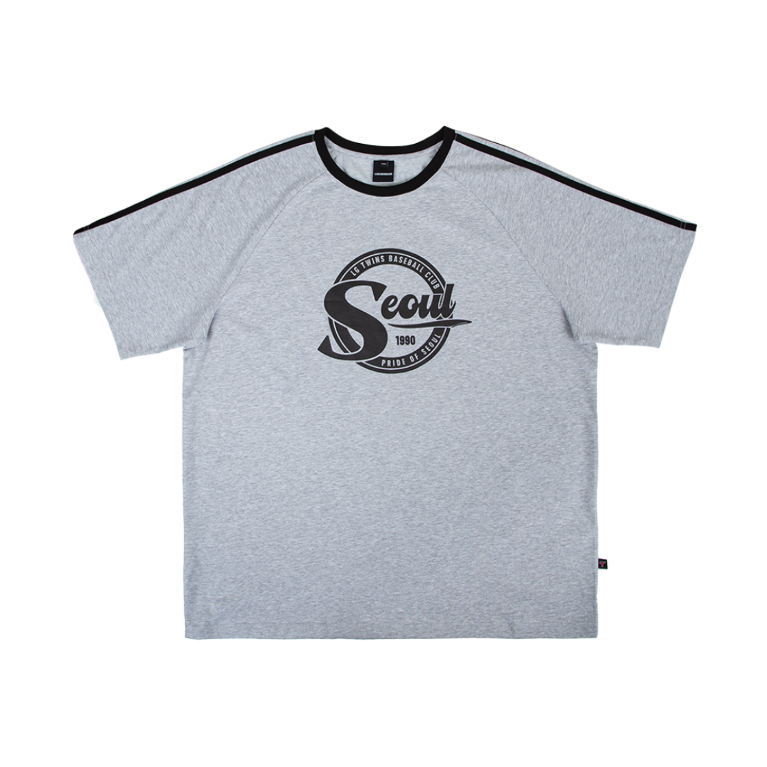 엘지 트윈스 컬렉션 PRIDE OF SEOUL 반팔티셔츠 그레이(LG TWINS Collection PRIDE OF SEOUL Short Sleeve T-Shirt GREY)