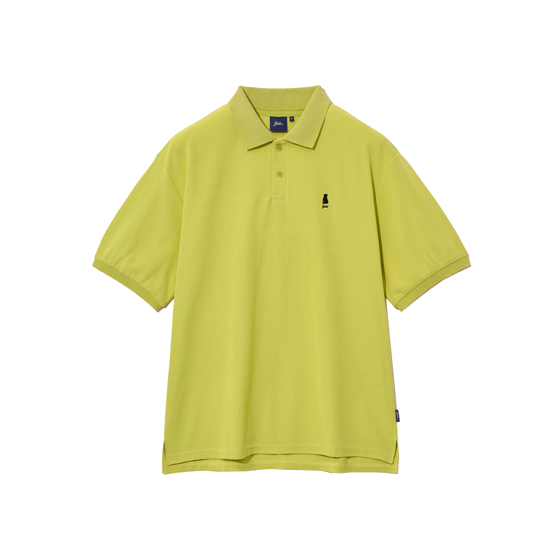 YEM1PK301ACG Yale Heritage Dan Quick Dry Pique Polo Shirt Citrus Green